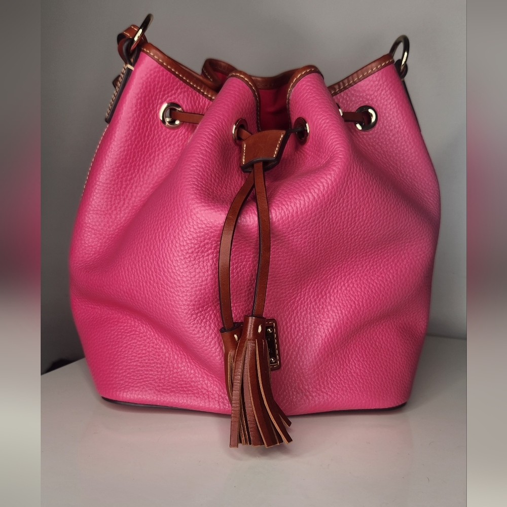 Hot pink Dooney & Bourke Bucket Bag